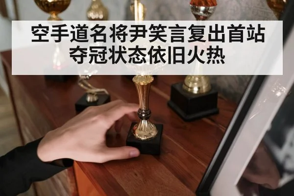 karate champion trophy